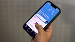 L'application SNCF Connect, sur un smartphone