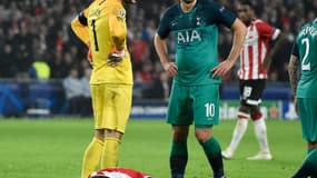 Hugo Lloris avait été expulsé face au PSV Eindhoven.