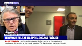 Temps de parole d'Éric Zemmour: Gilbert Collard juge que la décision du CSA est "un peu excessive"