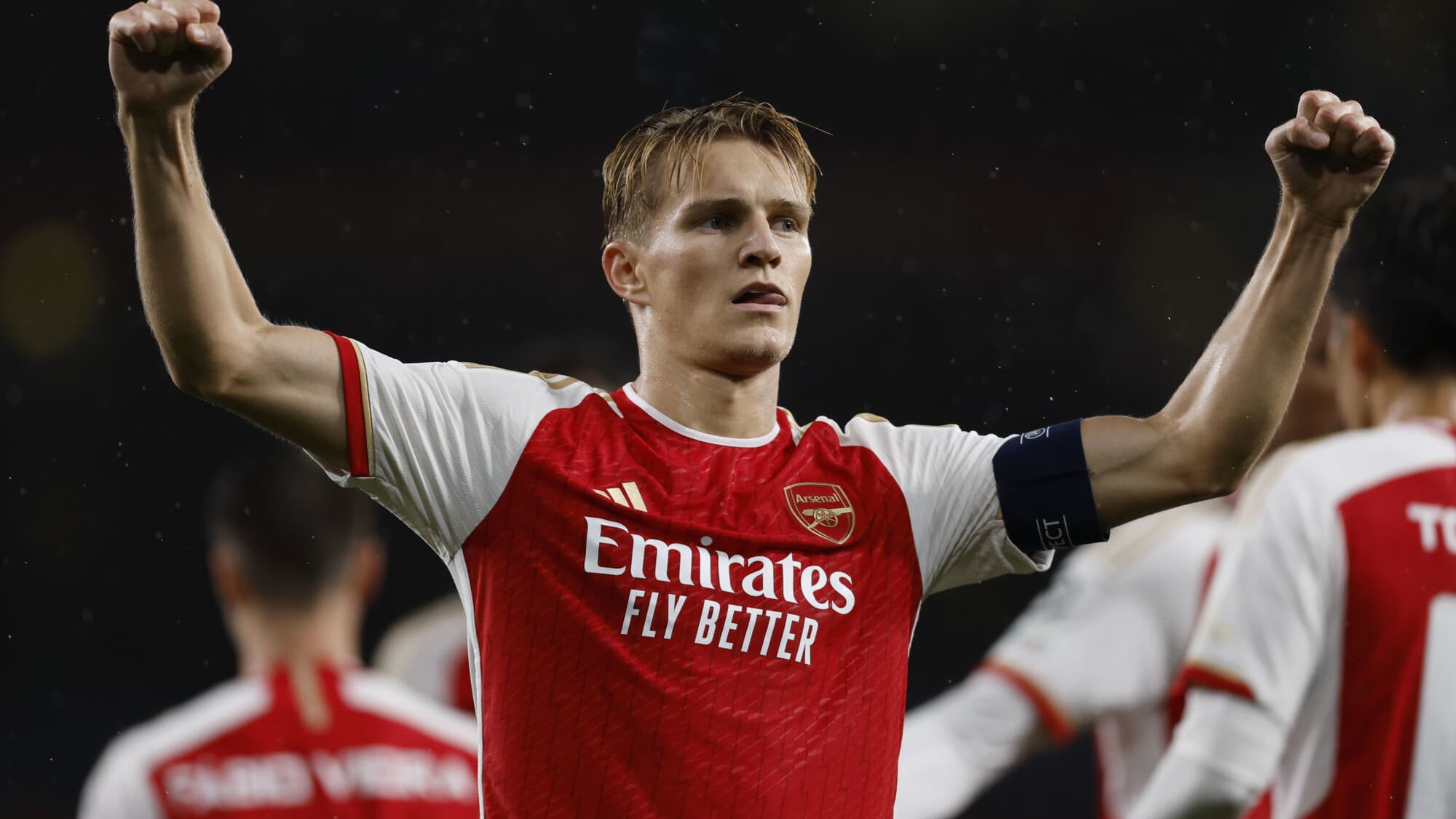 Écharpe Tricotée FC Arsenal London Gunners Jacuard - Rouge - Neuve