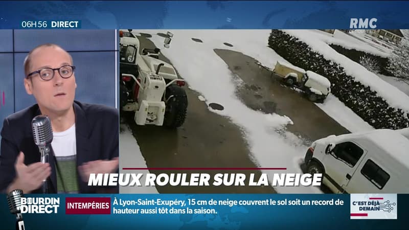 "La chronique d'Anthony Morel": routes chauffantes, pneus intelligents... Comment mieux rouler sur la neige?