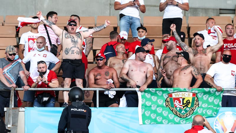 Euro 2021: une bagarre géante entre ultras évitée avant Espagne-Pologne