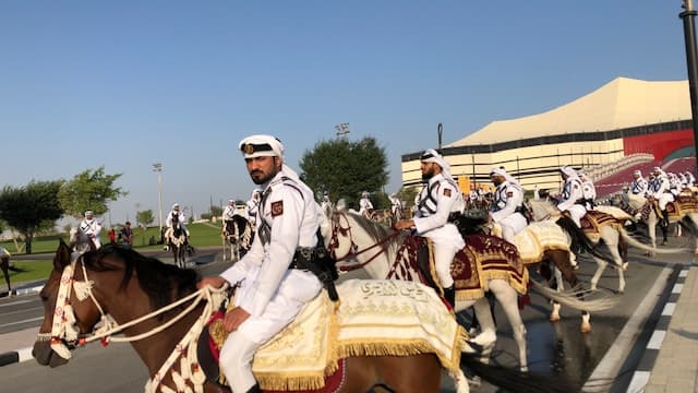 La police qatarie.