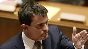 Manuel Valls le 8 avril à l'Assemblée nationale.