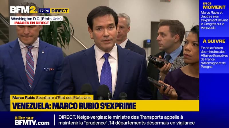 Plan des États-Unis pour le Venezuela: "Ce n’est pas de l’improvisation", affirme Marco Rubio