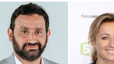 Cyril Hanouna, Anne-Sophie Lapix et Cyrille Eldin