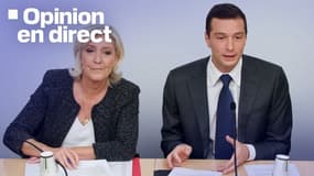Marine Le Pen et Jordan Bardella. 
