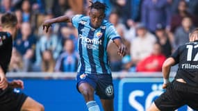 Tino Kadewere avec le maillot de Djurgarden