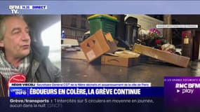 Régis Vieceli (CGT déchets et assainissement à Paris): "Nous reprendrons le boulot dès demain si Emmanuel Macron abandonne sa réforme"