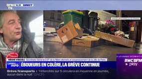 Régis Vieceli (CGT déchets et assainissement à Paris): "Nous reprendrons le boulot dès demain si Emmanuel Macron abandonne sa réforme"