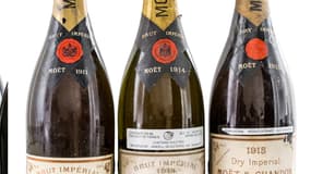 Des bouteilles Möet & Chandon aux enchères