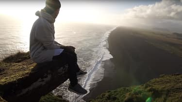 Une image du clip de Justin Bieber, tourné en Islande.