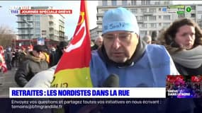 Nord: les travailleurs dans la rue contre la réforme des retraites