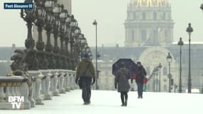 Tour Eiffel, Arc de Triomphe, Château de Versailles... La neige a recouvert Paris et sa région