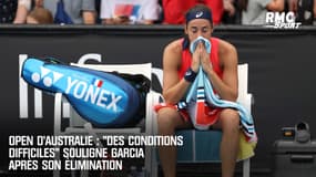 Open d’Australie : "Des conditions difficiles" souligne Garcia après son élimination