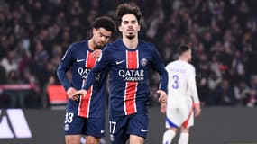 Vitinha buteur sur penalty lors de PSG-OL, 15 décembre 2024
