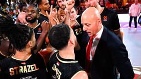 Monaco vainqueur lors du match d'Euroligue contre Milan, le 03/10/2024