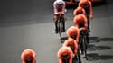 L'équipe CCC sur le Tour de France 2019 avec Greg Van Avermaet en maillot à pois