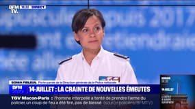 14-juillet: "Nous serons très vigilants sur les trois prochaines nuits", indique Sonia Fibleuil (porte-parole de la Direction générale de la Police nationale)