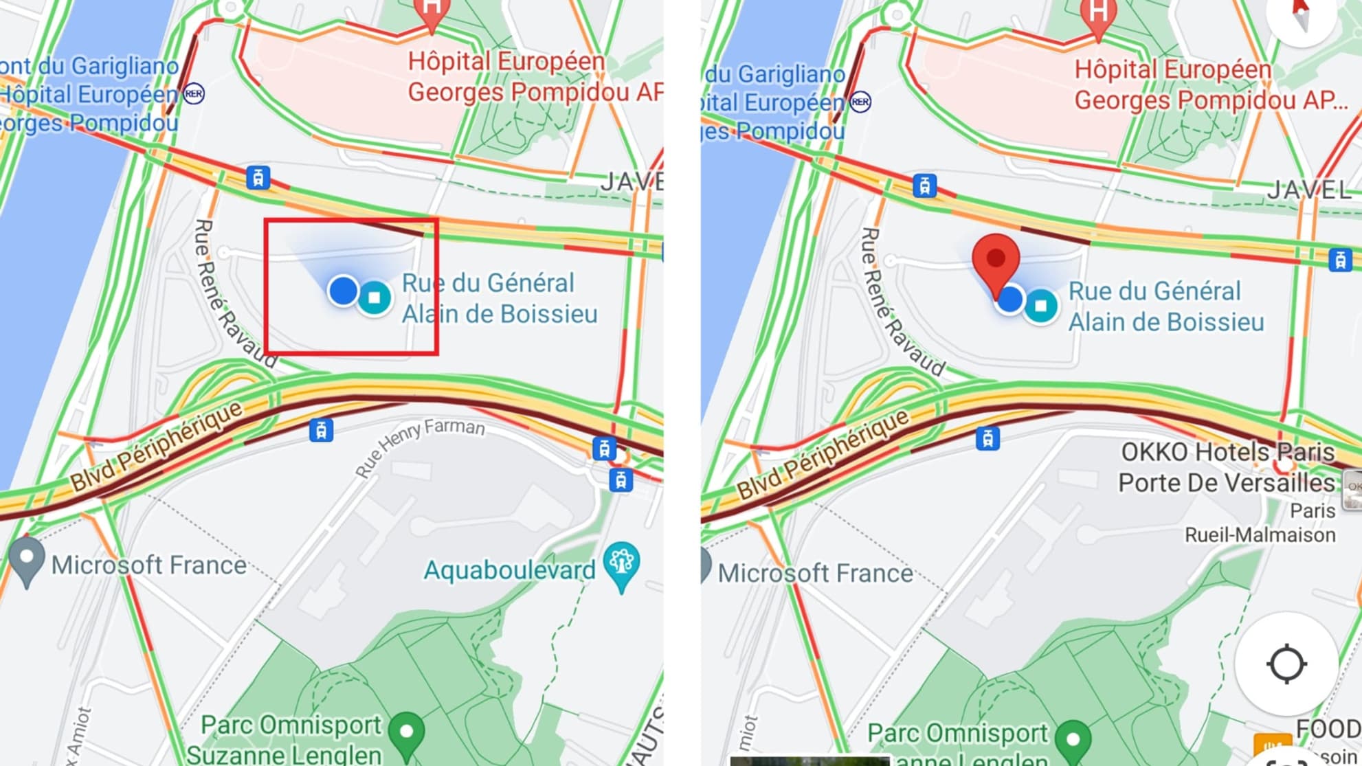Comment retrouver sa place de parking sur Google Map