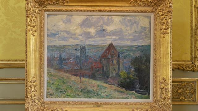 Le tableau "Dieppe" de Monet le 6 juin 2021 à Montbazon