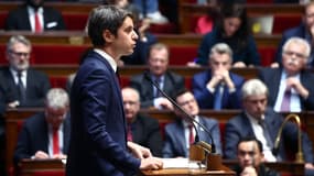 Gabriel Attal lors de son discours de politique générale, le 30 janvier 2024