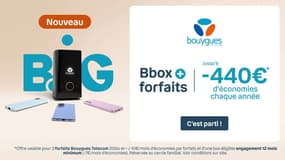 Avec ses forfaits dégressifs, l’offre B.IG de Bouygues Telecom va vous faire réaliser des économies folles