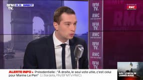 Jordan Bardella le 25 mars 2022 sur RMC et BFMTV