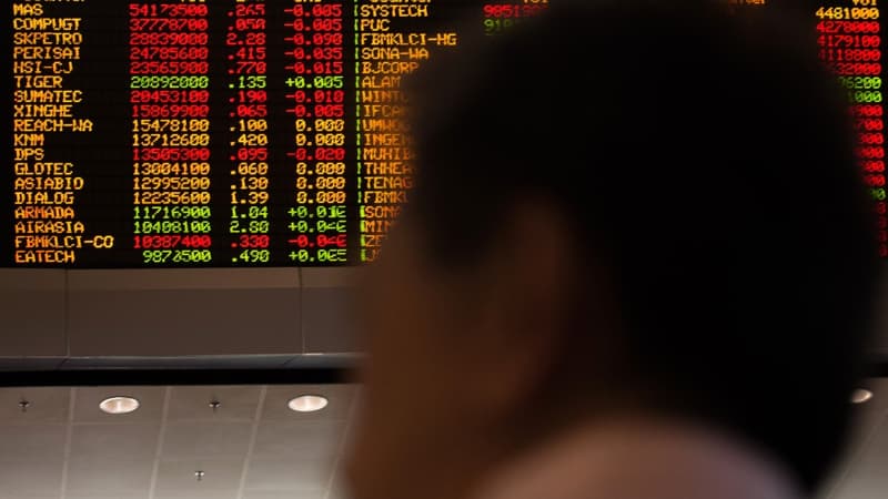 La Bourse de Shanghai a chuté.