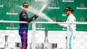 Pierre Gasly et Lewis Hamilton au Brésil en 2019