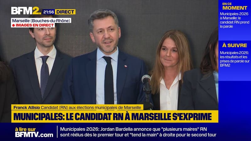 Benoît Payan en tête à Marseille: "Unissons-nous pour battre la gauche et l'extrême-gauche", déclare le candidat RN, Franck Allisio