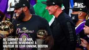 Au sommet de la NBA, les Lakers reviennent à hauteur de leur ennemi Boston avec 17 titres