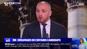 Candidats polémiques du RN: "Il y a des sujets sur lesquels il y a eu un manque de criblage", reconnaît Matthieu Valet