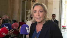 Marine Le Pen à l'Assemblée nationale le 1 mai 202