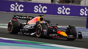 Max Verstappen (Red Bull) lors du GP d'Arabie Saoudite, le 27 mars 2022