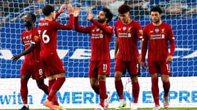 Mohamed Salah et ses coéquipiers de Liverpool