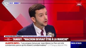 Marche contre l'antisémitisme: "Ce n'est pas plus mal qu'on ne soit pas en tête de cortège" affirme Jean-Philippe Tanguy