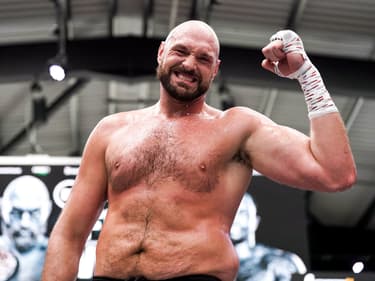 Tyson Fury avant son combat contre Dillian Whyte en avril 2022