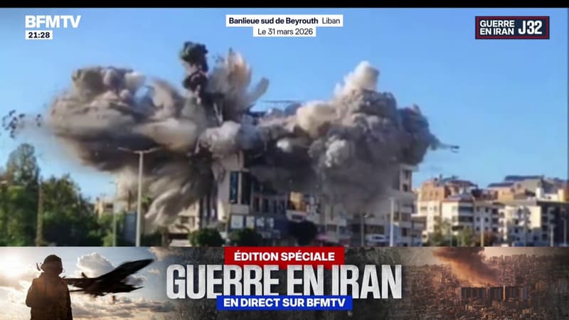 Guerre au Moyen-Orient: un immeuble de la banlieue de Beyrouth au Liban a été frappé ce mardi