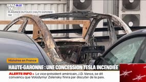 Haute-Garonne: une concession Tesla incendiée près de Toulouse, une enquête ouverte