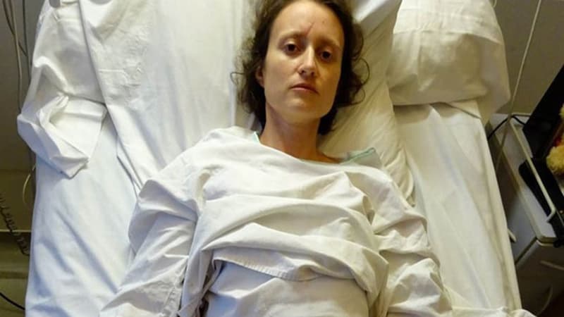 Caroline Broc veut pouvoir marcher à nouveau le plus vite possible.