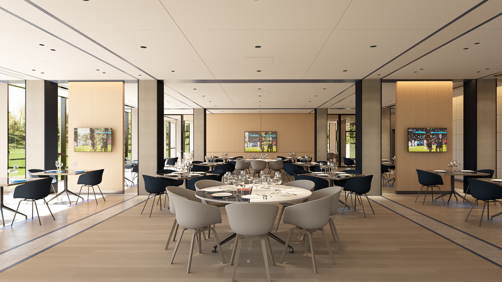 Le restaurant du futur centre d'entraînement du PSG Le restaurant du futur centre d'entraînement du PSG