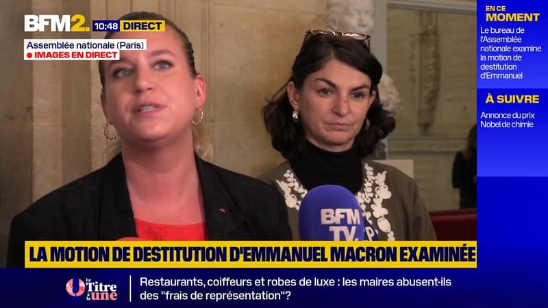 Assemblée: la motion de destitution d'Emmanuel Macron déclarée irrecevable