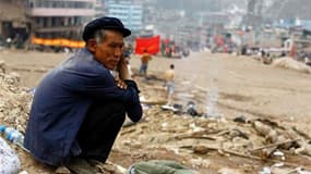 De fortes pluies sont annoncées pour les prochains jours dans la région de Zhouqu, ville du nord-ouest de la Chine dévastée le week-end dernier par une coulée de boue qui a fait 1.117 morts et 627 disparus. /Photo prise le 11 août 2010/REUTERS/Aly Song