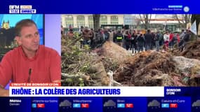 Rhône: la colère des agriculteurs