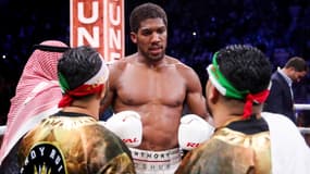 Anthony Joshua lors du combat contre Andy Ruiz, le 7 décembre 2019