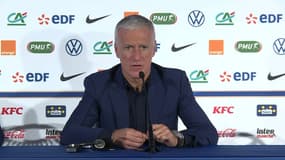 Didier Deschamps en conférence de presse, le 11 novembre 2020
