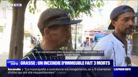 "Dans les escaliers, dans les appartements… c'est pourri": des habitants de l'immeuble qui a pris feu à Grasse témoignent sur BFMTV