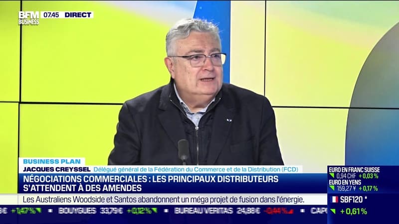 Jacques Creyssel (FCD) : Négociations commerciales, les principaux distributeurs s'attendent à des amendes - 07/02