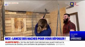 Nice: un établissement sportif propose le lancer de haches